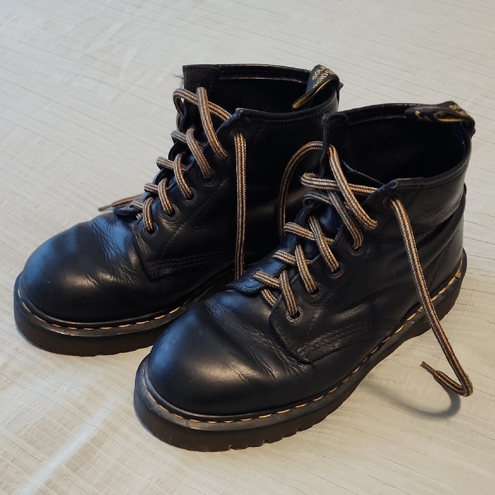 Dr. Martens Black Leather Boots